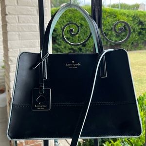 Black and Tiffany Blue Kate Spade Crossbody and Shoulder bag